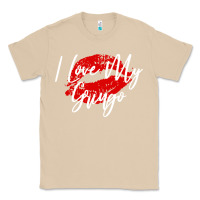 Mushroom kiss lips i love my gringo wife girlfriend premium Classic Tee - artisFamous