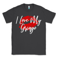 Smoke kiss lips i love my gringo wife girlfriend premium Classic Tee - artisFamous