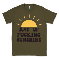 Army Green ray of sunshine Classic Tee - artisFamous