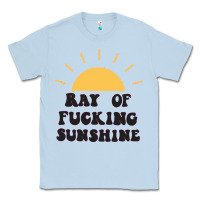 Dusty Blue ray of sunshine Classic Tee - artisFamous