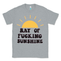 Heather Grey ray of sunshine Classic Tee - artisFamous