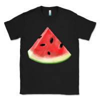 Black Watermelon Slice Png Classic Tee - artisFamous