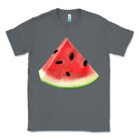 Charcoal Heather Watermelon Slice Png Classic Tee - artisFamous