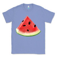 Colony Blue Watermelon Slice Png Classic Tee - artisFamous