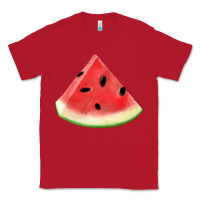 Red Watermelon Slice Png Classic Tee - artisFamous