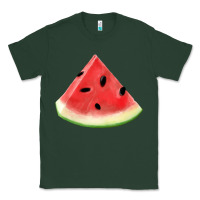 Sports Green Watermelon Slice Png Classic Tee - artisFamous