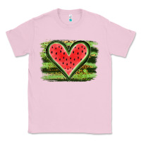 Bubblegum Pink Watermelon Heart Classic Tee - artisFamous