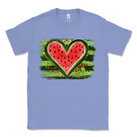 Colony Blue Watermelon Heart Classic Tee - artisFamous