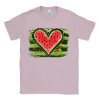 Lilac Watermelon Heart Classic Tee - artisFamous