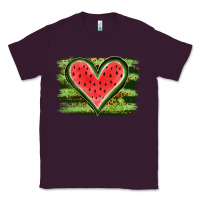Plum Watermelon Heart Classic Tee - artisFamous