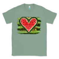Sage Watermelon Heart Classic Tee - artisFamous