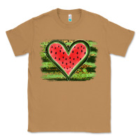 Toasted Coconut Watermelon Heart Classic Tee - artisFamous