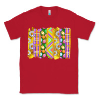 Red Easter Brushstrokes Classic Tee - BundleAndBundleShop