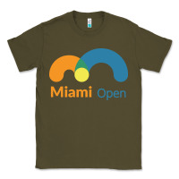 Army Green miami open Classic Tee - artisFamous