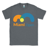 Charcoal Heather miami open Classic Tee - artisFamous