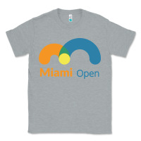 Heather Grey miami open Classic Tee - artisFamous