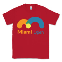 Red miami open Classic Tee - artisFamous
