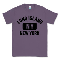 Lavender long island ny gym style distressed amber print Classic Tee - artisFamous