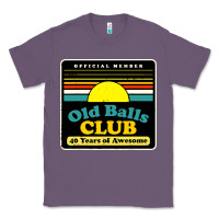 Lavender mens old balls club 40 years awesome Classic Tee - artisFamous