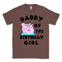 Chestnut mens peppa pig daddy of the birthday Classic Tee - artisFamous