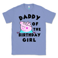 Colony Blue mens peppa pig daddy of the birthday Classic Tee - artisFamous