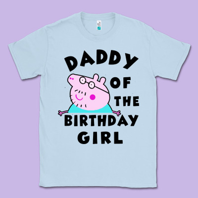 Mens Peppa Pig Daddy Of The Birthday Classic Tee Designed By Artisfamous