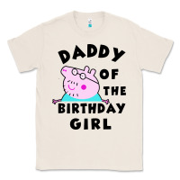 Natural mens peppa pig daddy of the birthday Classic Tee - artisFamous