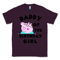 Plum mens peppa pig daddy of the birthday Classic Tee - artisFamous