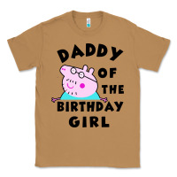 Toasted Coconut mens peppa pig daddy of the birthday Classic Tee - artisFamous