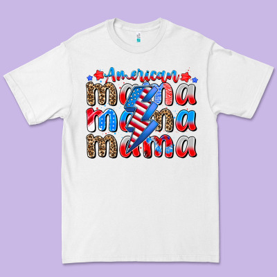 American Mama Premium Tee Designed By Cowhidedigitalart