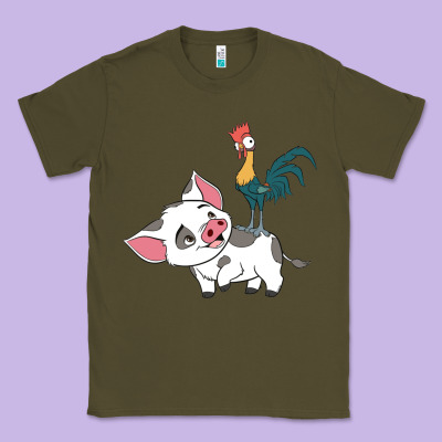 Hei Hei Rooster And Pig Funny Cartoon Classic Tee Designed By Artisfamous