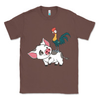 Chestnut hei hei rooster and pig funny cartoon Classic Tee - artisFamous