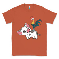 Copper hei hei rooster and pig funny cartoon Classic Tee - artisFamous