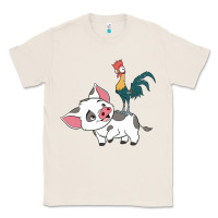 Natural hei hei rooster and pig funny cartoon Classic Tee - artisFamous