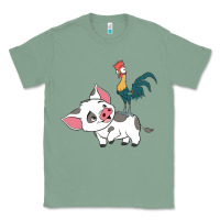 Sage hei hei rooster and pig funny cartoon Classic Tee - artisFamous