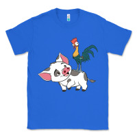 True Royal hei hei rooster and pig funny cartoon Classic Tee - artisFamous