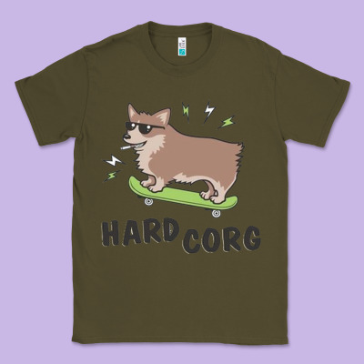Hard Corg Classic Tee Designed By Artisfamous