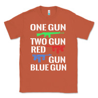 Copper one gun two gun red gun blue gun Classic Tee - artisFamous