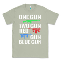 Matcha one gun two gun red gun blue gun Classic Tee - artisFamous