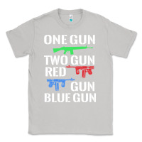 Moon Dust one gun two gun red gun blue gun Classic Tee - artisFamous