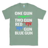 Sage one gun two gun red gun blue gun Classic Tee - artisFamous