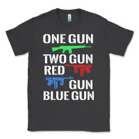 Smoke one gun two gun red gun blue gun Classic Tee - artisFamous