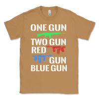 Toasted Coconut one gun two gun red gun blue gun Classic Tee - artisFamous