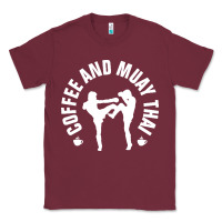 Burgundy caffè e muay thai divertente Classic Tee - artisFamous