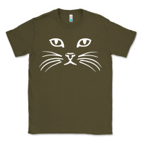 Army Green cat face Classic Tee - artisFamous