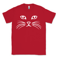 Red cat face Classic Tee - artisFamous