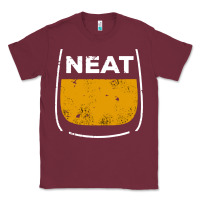 Burgundy neat whiskey glass Classic Tee - artisFamous