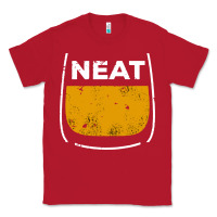 Red neat whiskey glass Classic Tee - artisFamous