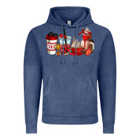 Vintage Denim hockey coffee cups Vintage Hoodie - AdoDesignShop