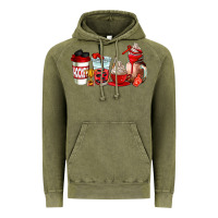 Hockey Coffee Cups Vintage Hoodie | Teevron